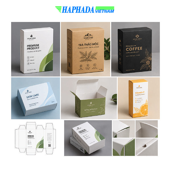 Hộp giấy mềm các loại
