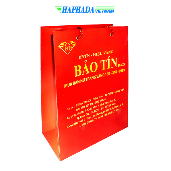 Thiết kế in ấn túi đựng trang sức